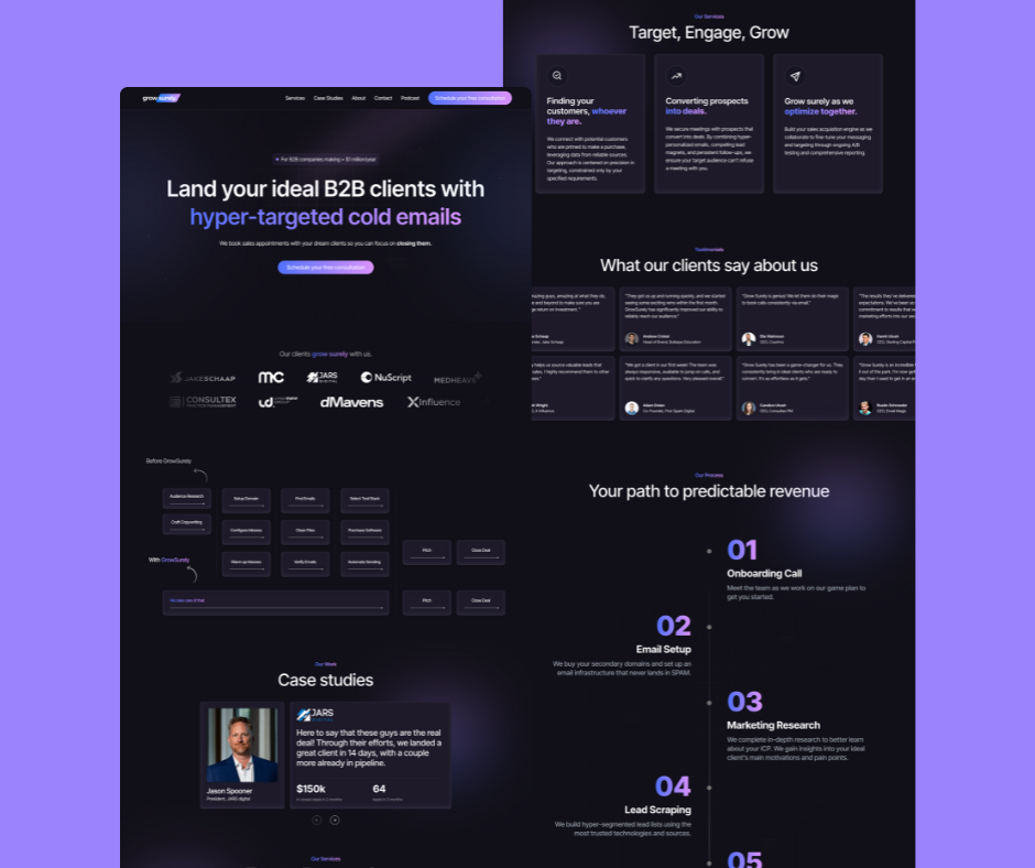Grow Surely website