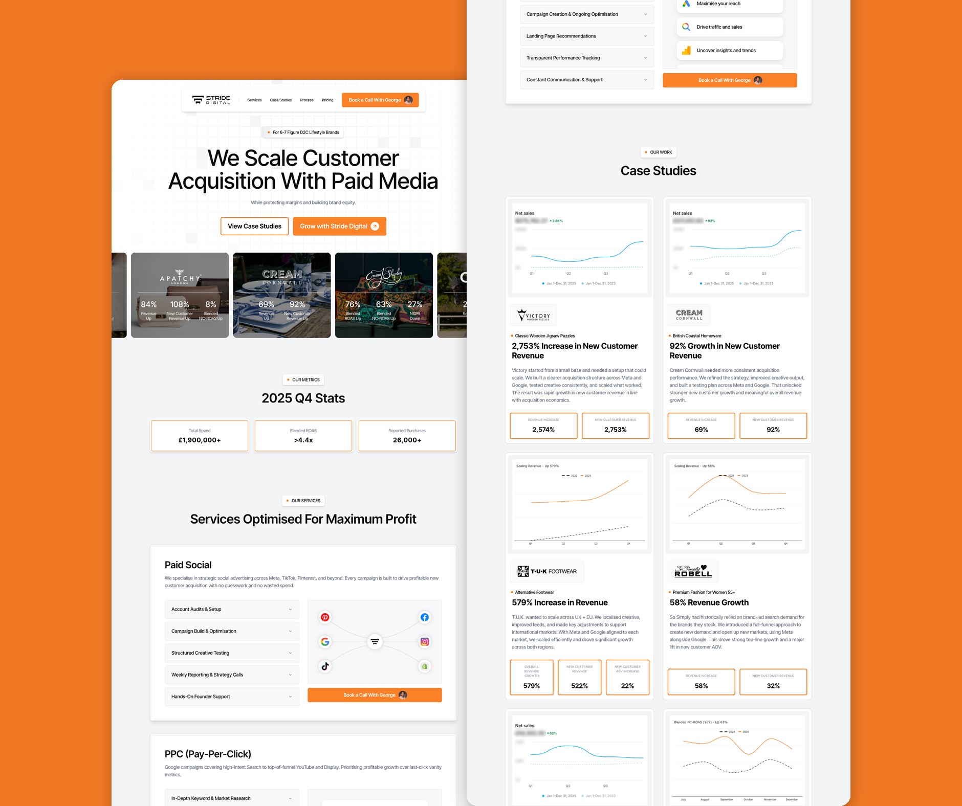 Stride Digital website